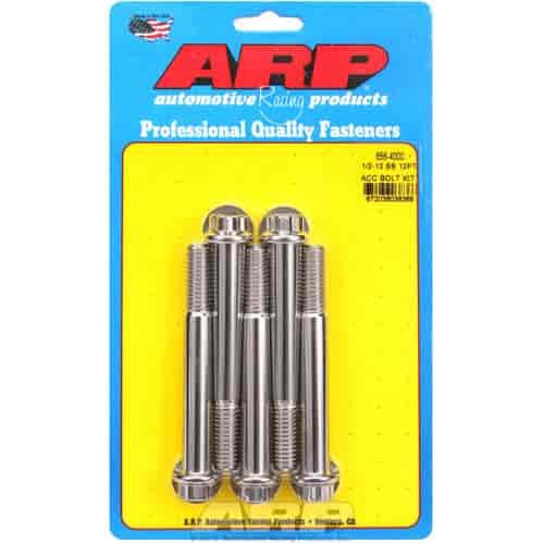 1/2" Stainless Steel 12-Point Bolts 4.000" UHL