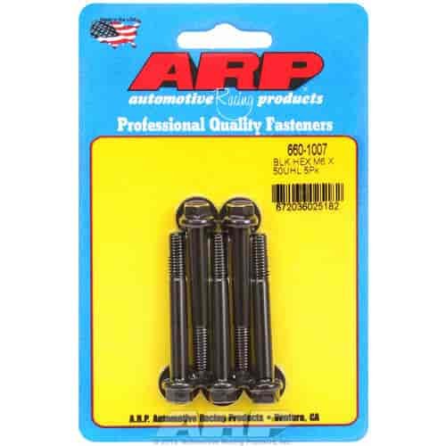 Black Oxide, M6 x 1.00, 50mm UHL, Hex