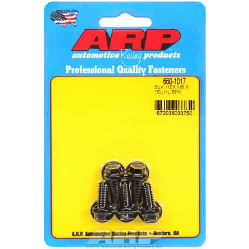 Black Oxide, M6 x 1.00, 16mm UHL, Hex