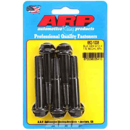 Black Oxide, M10 x 1.50, 60mm UHL, Hex