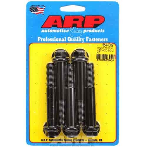 Black Oxide, M12 x 1.50 x 80mm UHL, Hex