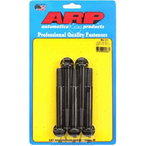 M12 x 1.50 x 100 hex black oxide bolts