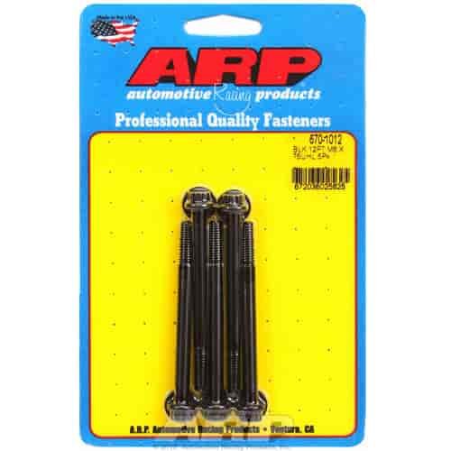 Black Oxide, M6 x 1.00, 75mm UHL, 12-point
