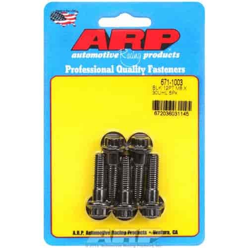 Black Oxide, M8 x 1.25, 30mm UHL, 12-point