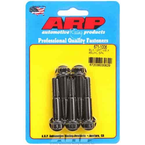 Black Oxide, M8 x 1.25, 45mm UHL, 12-point