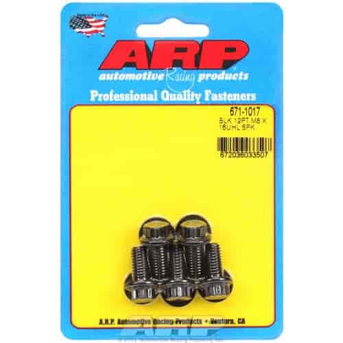 Black Oxide, M8 x 1.25, 16mm UHL, 12-point
