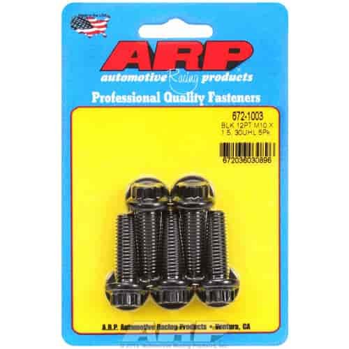 Black Oxide, M10 x 1.50, 30mm UHL, 12-point