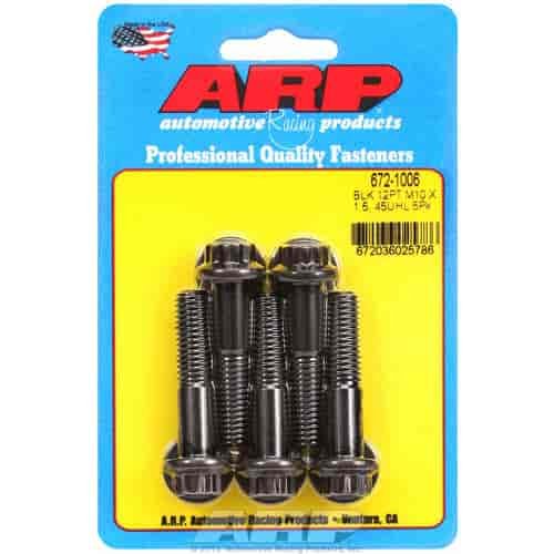 Black Oxide, M10 x 1.50, 45mm UHL, 12-point