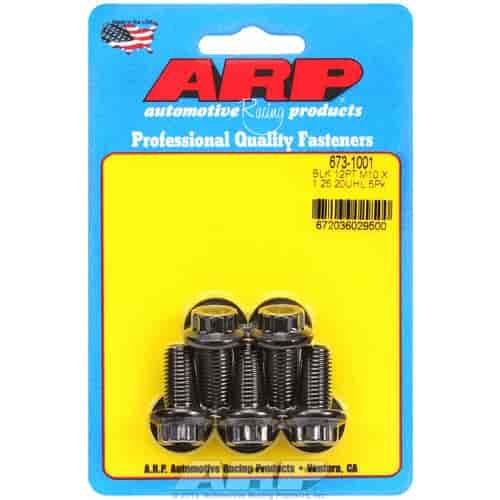 Black Oxide, M10 x 1.25, 20mm UHL, 12-point