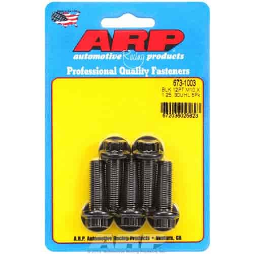 Black Oxide, M10 x 1.25, 30mm UHL, 12-point