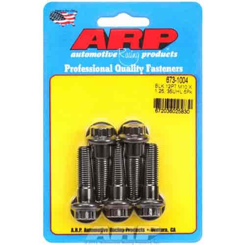 Black Oxide, M10 x 1.25, 35mm UHL, 12-point