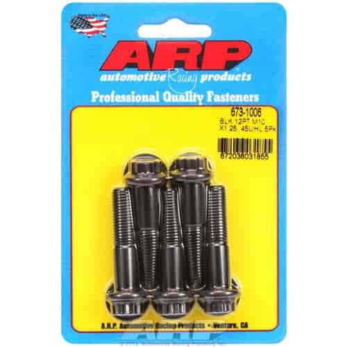 Black Oxide, M10 x 1.25, 45mm UHL, 12-point
