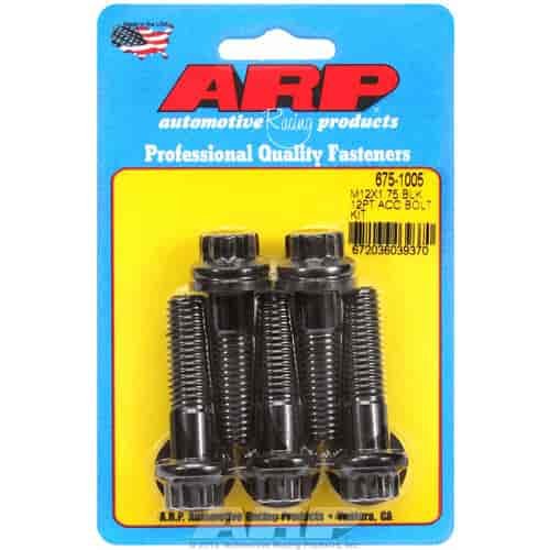 M12 X 1.75 X 45 12pt blac