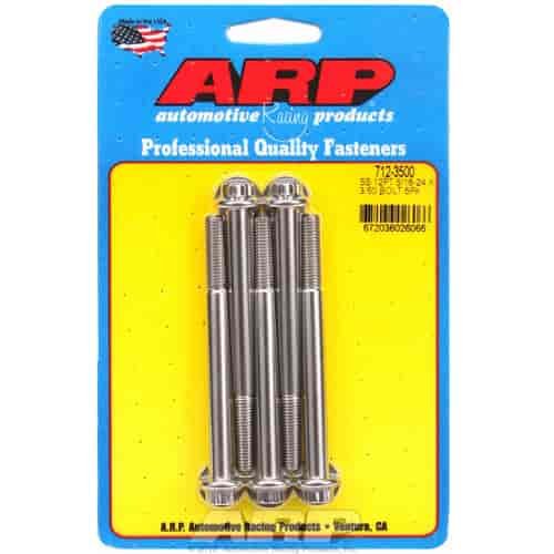Stainless, 5/16" -24, 3.500" UHL, 12-Point