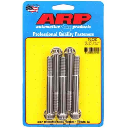 Stainless, 3/8" -24, 3.250" UHL, 12-Point