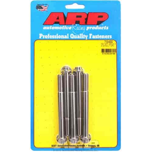 Stainless, 3/8" -24, 4.000" UHL, 12-Point