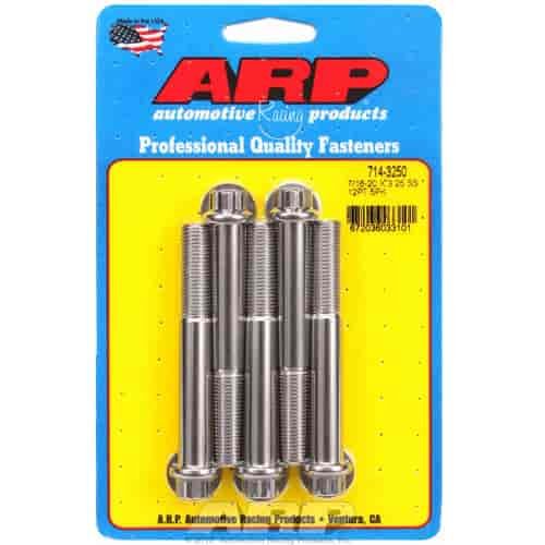 Stainless, 7/16" -20, 3.250" UHL, 12-Point