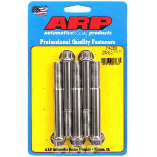 Stainless, 7/16" -20, 3.500" UHL, 12-Point