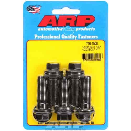 Black Oxide 12-Point Bolt Kit [1/2 in.-20 x 1.500 in.]