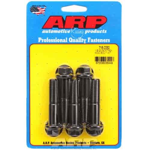 1/2 -20 x 2.250 hex black oxide bolts