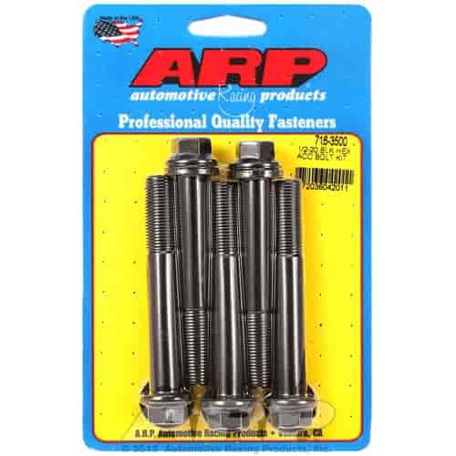 1/2 -20 x 3.500 hex black oxide bolts
