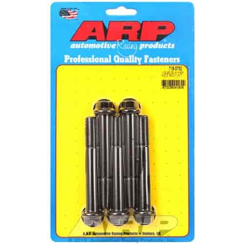 1/2 -20 x 3.750 hex black oxide bolts