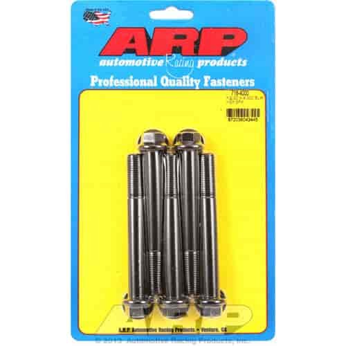 1/2 -20 x 4.000 hex black oxide bolts