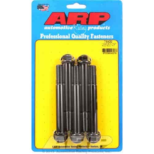 1/2 -20 x 4.250 hex black oxide bolts