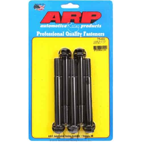 1/2 -20 x 4.500 hex black oxide bolts