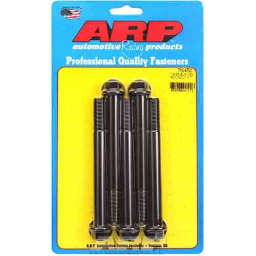 1/2 -20 x 4.750 hex black oxide bolts