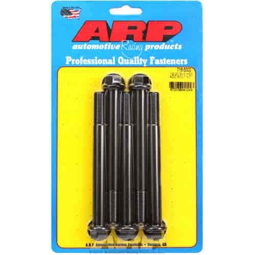 1/2 -20 x 5.000 hex black oxide bolts
