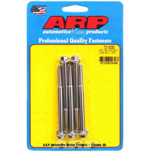 Stainless, 1/4" -28, 3.250" UHL, Hex