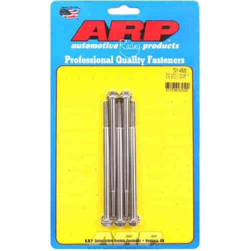 Stainless, 1/4" -28, 4.500" UHL, Hex