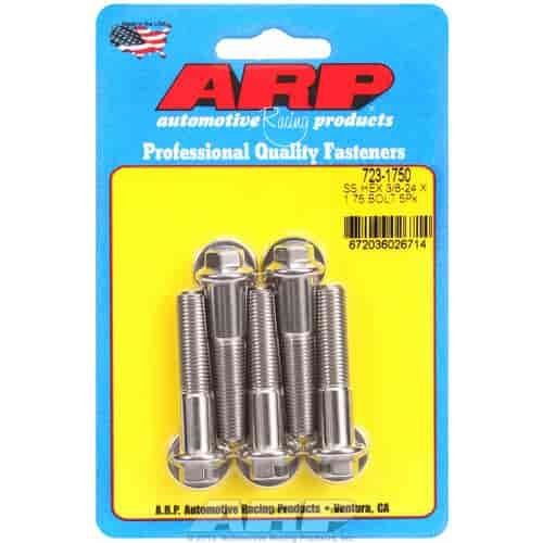 Stainless, 3/8" -24, 1.750" UHL, Hex