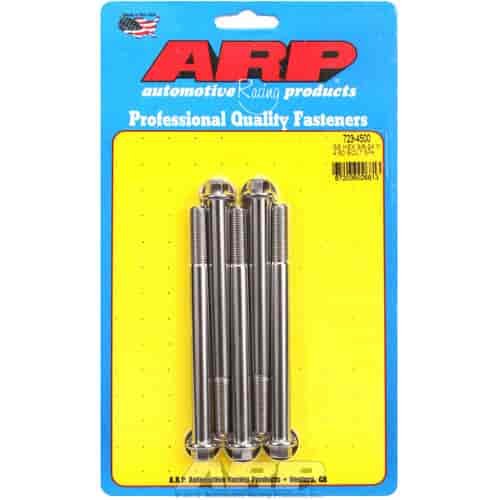 Stainless, 3/8" -24, 4.500" UHL, Hex