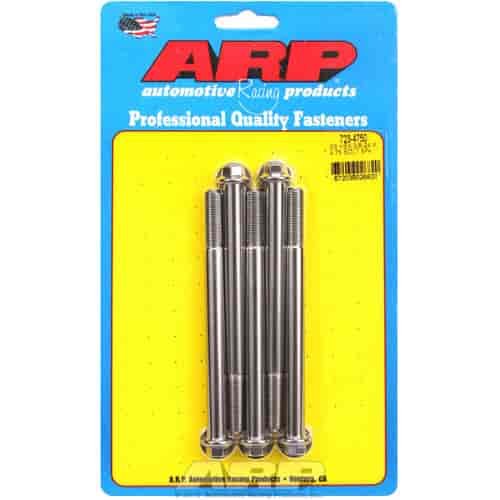Stainless, 3/8" -24, 4.750" UHL, Hex