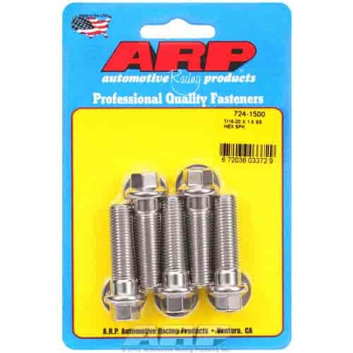 Stainless, 7/16" -20, 1.500" UHL, Hex