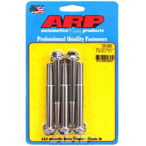 Stainless, 3/8" -24, 3.250" UHL, Hex