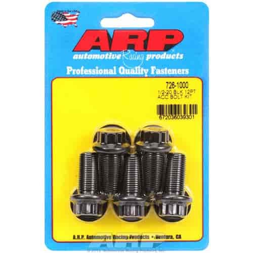 1/2 -20 x 1.000 12pt black oxide bolts