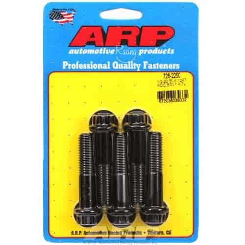 1/2 -20 x 2.250 12pt black oxide bolts