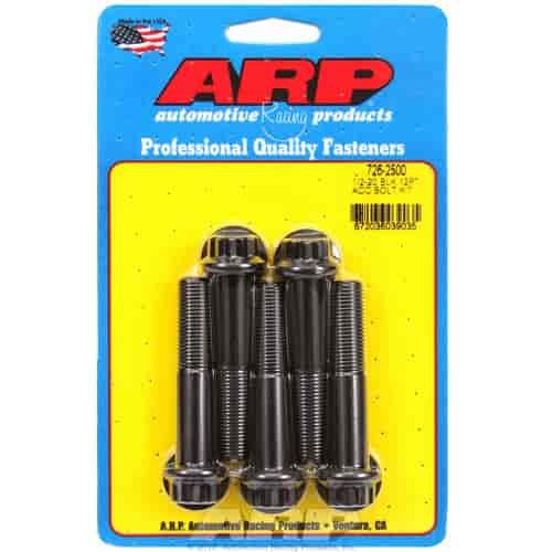 1/2 -20 x 2.500 12pt black oxide bolts