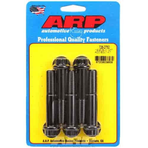 1/2 -20 x 2.750 12pt black oxide bolts