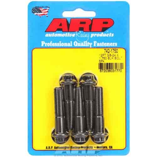 Black Oxide, 3/8" -24, 1.750" UHL, 12-Point