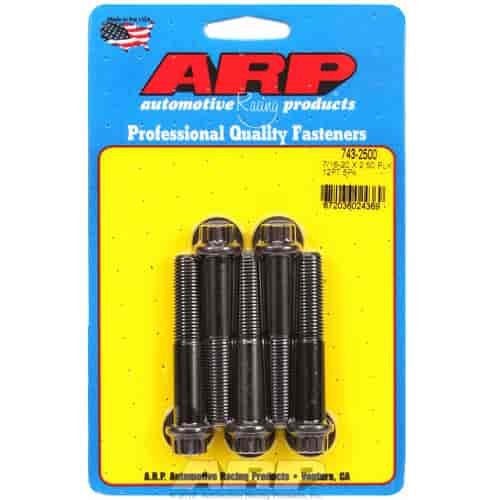 Black Oxide, 7/16" -20, 2.500" UHL, 12-Point