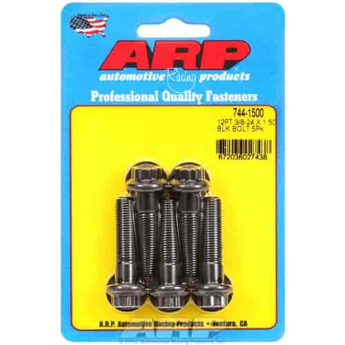 Black Oxide, 3/8" -24, 1.500" UHL, 12-Point