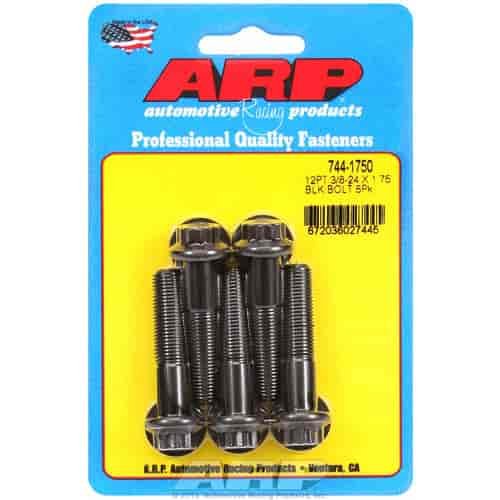 Black Oxide, 3/8" -24, 1.750" UHL, 12-Point