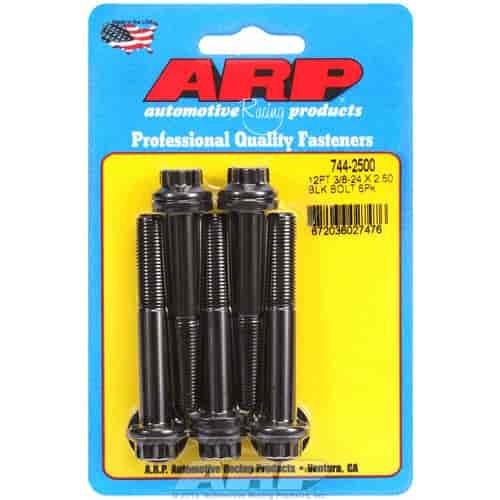 Black Oxide, 3/8" -24, 2.500" UHL, 12-Point
