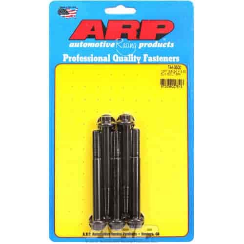 Black Oxide, 3/8" -24, 3.500" UHL, 12-Point