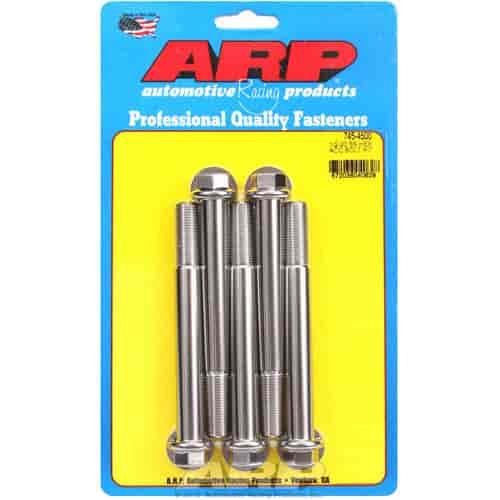 1/2 -20 x 4.500 hex SS bolts