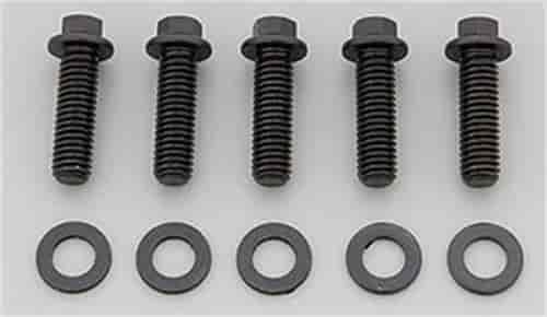 Black Oxide, 5/16" -24, 0.750" UHL, Hex